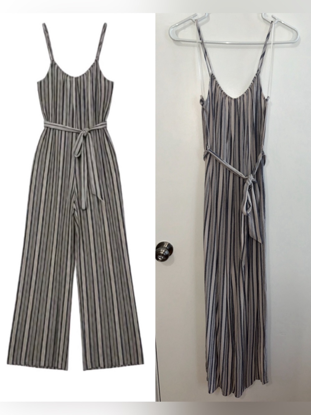 Dress Forum Los Angeles Striped Jumpsuit